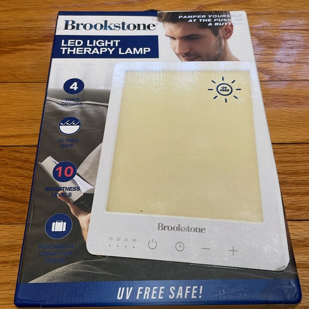 Brookstone LED Light Therapy Lamp (Brand New)